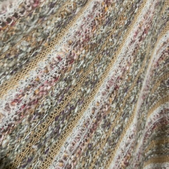 Knox Rose Women's Open Boho Hippie Cottage Core Cardigan Cozy Sweater - Size M - Picture 3 of 6